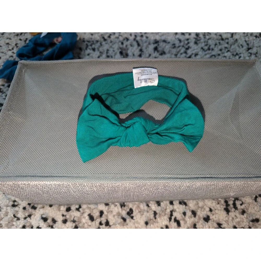 Soulbaby Happy Hive Green Headband Bow